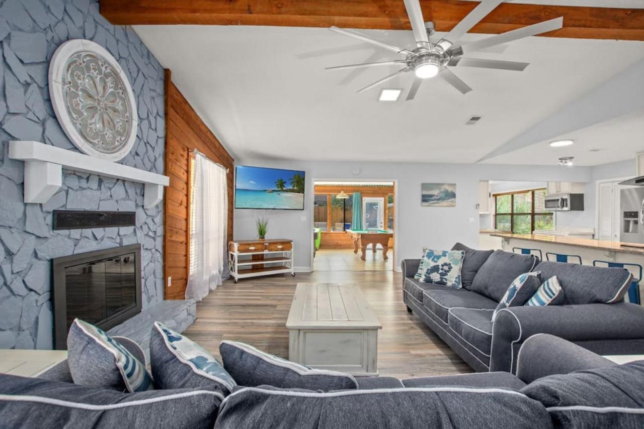 The Flip Flop Stop - Private Heated Pool, Pool House, Backyard Oasis And Game Room Panama City Beach Dış mekan fotoğraf