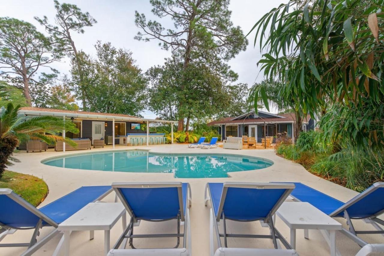 The Flip Flop Stop - Private Heated Pool, Pool House, Backyard Oasis And Game Room Panama City Beach Dış mekan fotoğraf